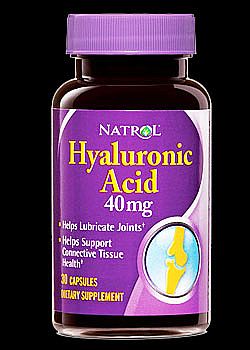 ΕΙΔΙΚΑ ΣΥΜΠΛΗΡΩΜΑΤΑ Natrol Hyaluronic Acid -- 40 mg - 30 Capsules  